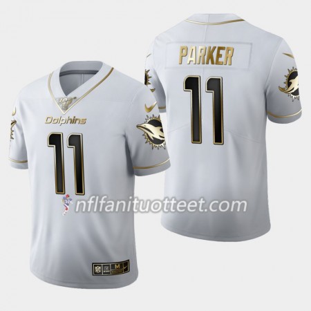 Miesten Miami Dolphins NFL Pelipaita DeVante Parker 11 Nike Valkoinen Golden Edition 100th